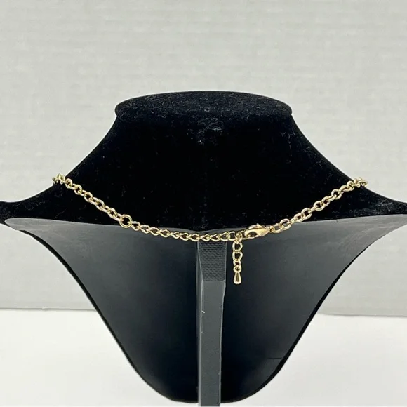 Red Floral Statement Necklace Bib Drop Earrings Jewelry Holiday Set Gold Rose gf - Picture 10 of 16